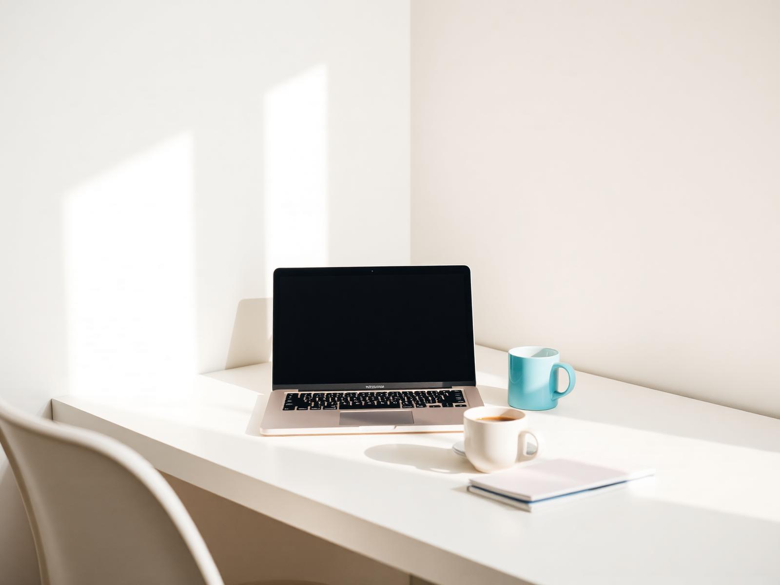 A calm modern workspace